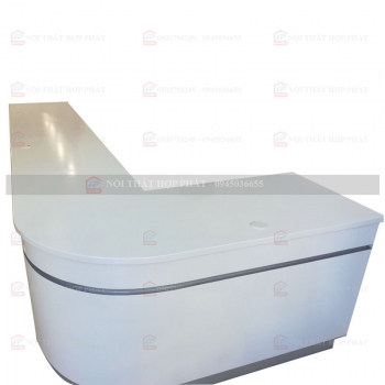 Quầy Lễ Tân Thấp QLTTG617 - Quầy Thu Ngân, Quầy Trung Tâm, Quầy Gỗ Công Nghiệp Hiện Đại